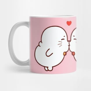 Kissing Seals Mug